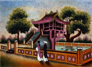 Tranh chùa một cột4