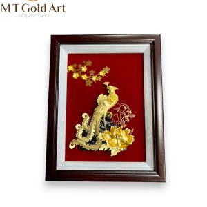 Tranh chim phượng hoàng (25x32cm)
