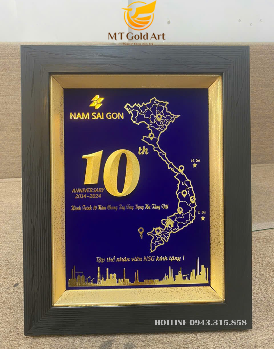 quà kỷ niệm 10 năm thành lập công ty