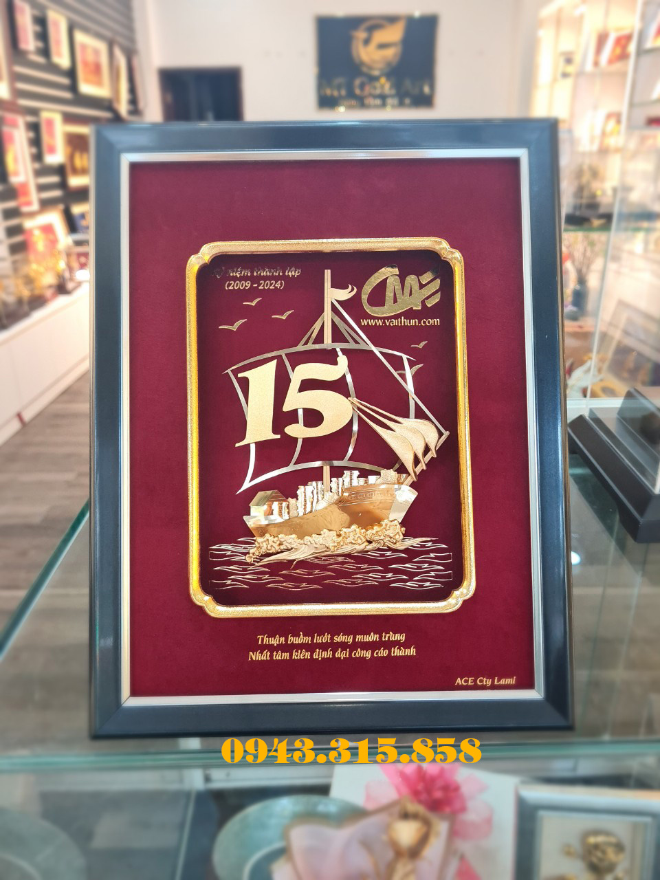 Quà tặng kỷ niệm 15 thành lập công ty 
